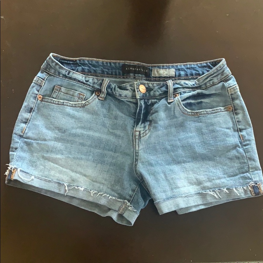 Aeropostale Midi Jean Shorts